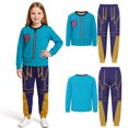 thumbnail image 2 of Girls pop Outfit Sets,Zoey De-mon Outfit hun/er paired with trendy outfit Hildren's Hooded Athletic Tracksuit 4-16 Y 110, 2 of 5