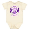 thumbnail image 3 of Inktastic Chiari Malformation Keep Calm Fight on Boys or Girls Baby Bodysuit, 3 of 5