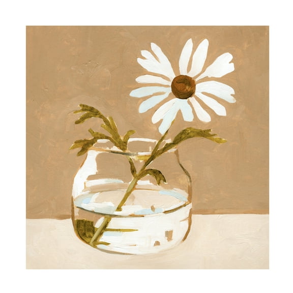 Emma Caroline 'Solitary Daisy II' Canvas Art