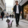thumbnail image 4 of Cozy Dog Basic Hoodie Ultra-Soft Puppy Cold Weather Coat with Pocket Breathable Pet Sweater Comfort Pet Coat Warm Stylish Sweatshirt for Furry Friend French Bulldogs Pitbull Puppy Purple,S, 4 of 6