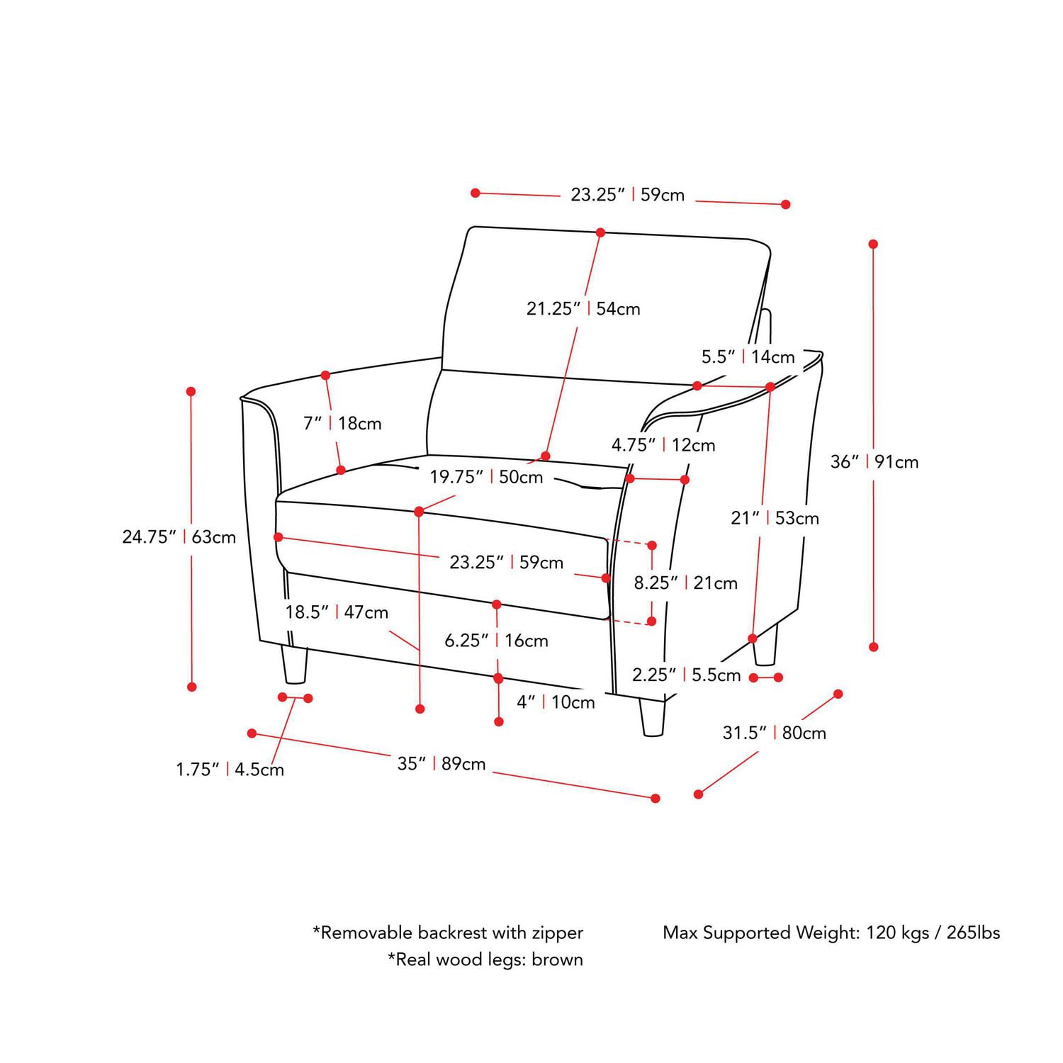 Ensemble de 2 chaises et causeuse rembourrées gris clair modernes Caroline de CorLiving pour le salon - Ensemble causeuse et chaise élégant, ensemble causeuse et chaise parfait de 2 pièces, meubles co