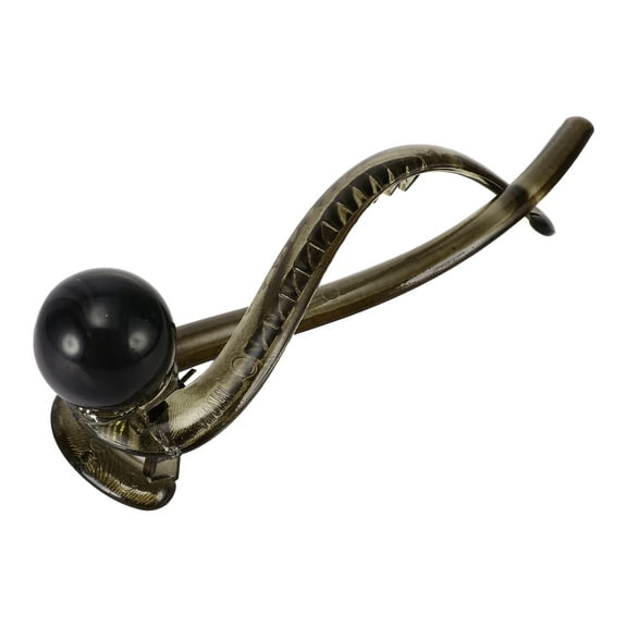 Unique Bargains 1 Pc Elegant Cute Hair Clips Hairdo Clips for Women 4.33"x1.38"x1.26" Brown