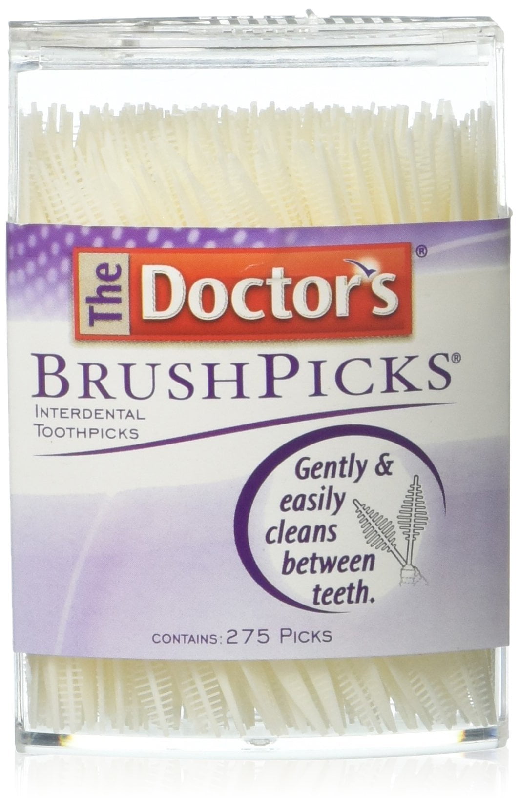 The Doctor's BrushPicks Interdental Toothpicks, 275 Pieces per Pack (1-Pack)