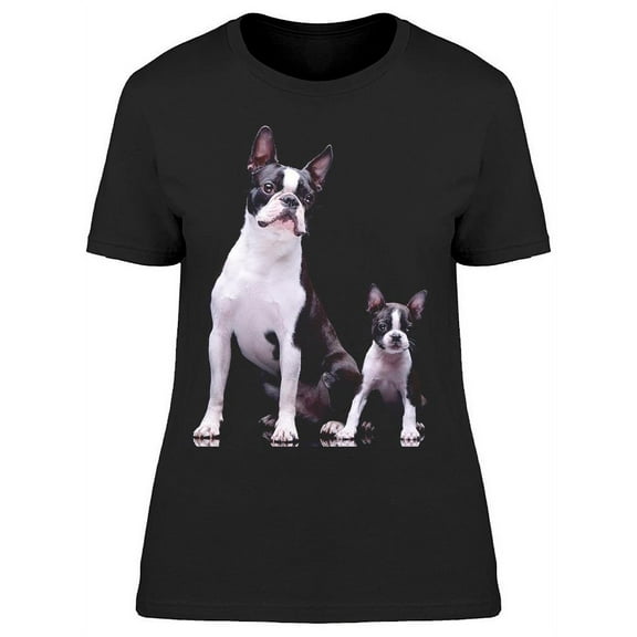 Two Terriers In Studio T-Shirt Women -Image by Shutterstock, Female x-Large