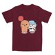 thumbnail image 1 of Camiseta de dibujos animados Bubu Dudu Balloon para hombres y mujeres ropa informal Kawaii Bear Panda Stuff cuello redondo algodón Tops de verano talla grande, 1 of 7