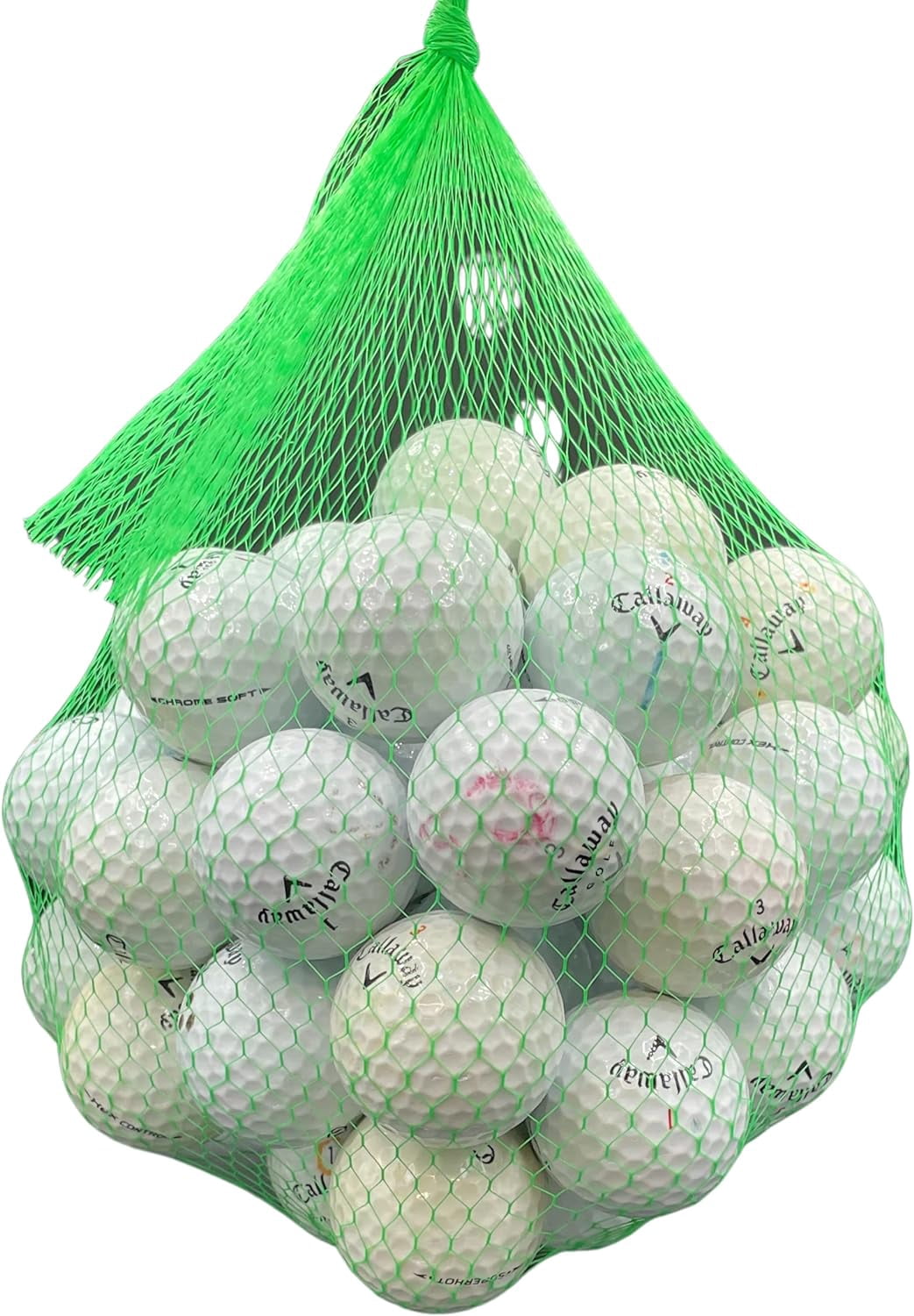 Golf Ball Planet - 50 Pack Recycled Golf Balls for Callaway (3A/Good)