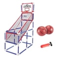 thumbnail image 4 of Juego de arcade de aro de baloncesto para niños, fácil de configurar, bomba de aire de ejercicio de altura ajustable incluida para adolescentes, niñas 2 bolas, 4 of 8