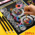 thumbnail image 1 of 28x Tin Draw Drawing Art Original Spirograph Design Set Craft Create Kids Toy, 1 of 13