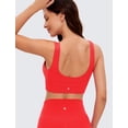 thumbnail image 2 of Top deportivo CRZ YOGA Butterluxe con espalda en U y escote redondo rojo XS, 2 of 4