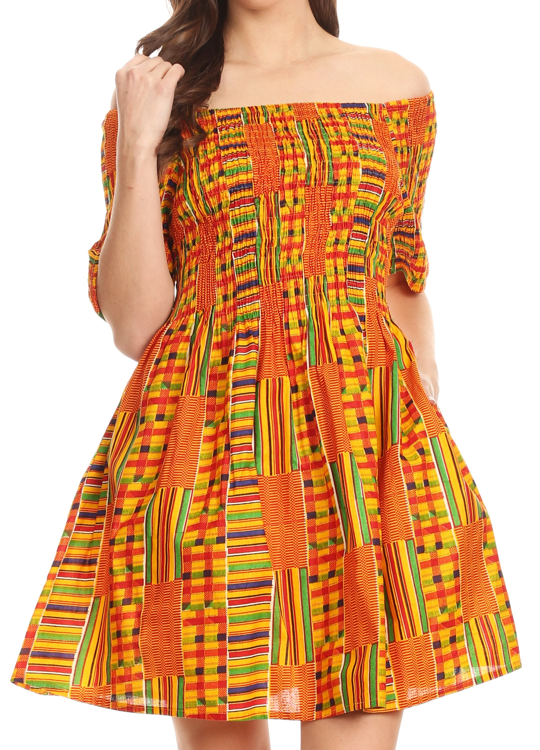 colorful cocktail dress