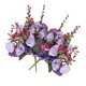 thumbnail image 4 of Yuarrent 2 uds rosas artificiales de seda flores boda hogar otoño decoración de alta ramo grande lujo flores falsas plantas artificiales Flores artificiales violeta Yuarrent HA000013-02B, 4 of 8