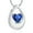 Blue, variant on Personlized Teardrop Urn Necklace Crystal Heart Memorial Keepsake Pendant Urn Locket Pendant Keepsake Memorial Cremation Jewelry for Men Women Gifts