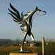 thumbnail image 4 of Caballo Rústico, Estatua Moderna, Arte De Metal, Estatua De Caballo Resistente Al Agua Para El Hogar, Estante De Libros, Chimenea, Decoración De Escritorio De Oficina Eigraketly HA041330-05, 4 of 6