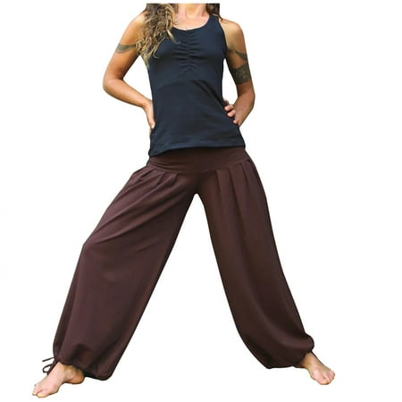 

Women s Flowy Boho Pants - Loose Yoga Harem Joggers - Casual High Waisted Hippie Palazzo Lounge Comfy Elephant Pajama