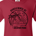 thumbnail image 4 of Inktastic Summer Vacation Mode Myrtle Beach South Carolina Youth T-Shirt, 4 of 5