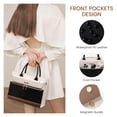 thumbnail image 4 of Monederos y bolsos LOVEVOOK Bolso de hombro de piel negro, 4 of 8
