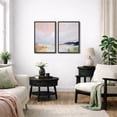 thumbnail image 5 of Framed Canvas Wall Art Set of 2 Abstract Field Landscape Prints for Living Room Decoration - 16"x24"x2 BLACK, 5 of 8