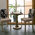 thumbnail image 3 of Abstract Dining Room Chair Covers Set of 8, Modern Art Texture Decoration Black Stretch Chair Slipcovers Removable Washable Seat Cover Chair Protectors for Kitchen Home, Hotel Banquet, 3 of 6