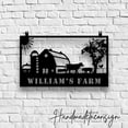 thumbnail image 3 of Handmadetneonsign Custom Outdoor Farm Name Sign Hanging Metal Sign, Farm Name Outdoor Hanging, 3 of 4