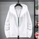 thumbnail image 3 of Queshark - Chaqueta de ciclismo ultradelgada y ultraligera de secado rápido para hombre y mujer, con protección solar y reflectante UV, para verano, 3 of 5