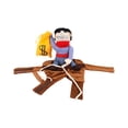 thumbnail image 2 of sunsanly Dog Costume Pet Funny Pet Supplies Cute Courier Astronaut Pirate Costumes Cosplay Outfit Soft Polyester Cotton Pet Clothing for Halloween Day, 2 of 8