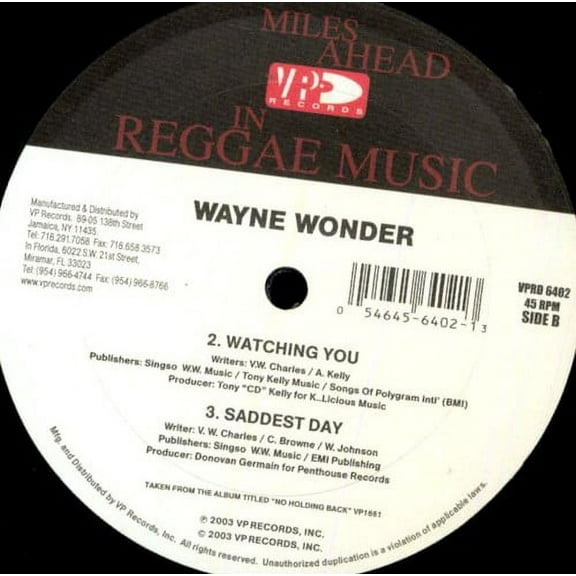 Wayne Wonder - No Letting Go - Music & Performance - Vinyl