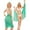 Green, variant on Swim Cover ups Womens Plus Size Bathing Suit Cover Ups Sexy Strap  Bikini Swimsuit Cover Up Beach Backless Wrap Long Dress Swim Coverups