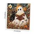 thumbnail image 2 of Halloween Diamond Art Kits, Pearl Art Kits for Adults, DIY Wall Decor for Party Gifts, 8.2", 2 of 5