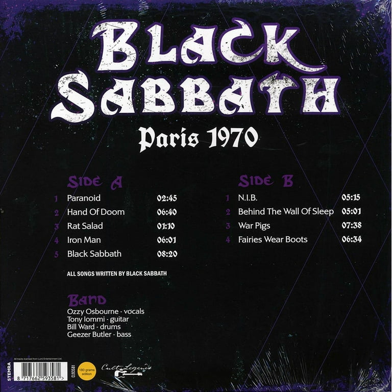 Black Sabbath: 1970-2013 コンピレーション Black Sabbath – Supersonic Years: The Seventies Singles Box