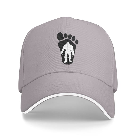 Bigfoot Sasquatch Inside A Bigfoot Unisex Sandwich Cap Classic Baseball Capunisex Adjustable Casquette Dad Hat