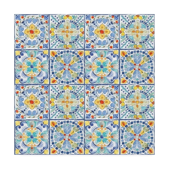 Trademark Fine Art 'Morning Bloom Pattern IV' Canvas Art by Daphne Brissonnet