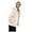 Beige, variant on felwors Women's Sherpa Fleece Jacket - Warm Zip-Up Hooded Winter Coat with Pockets, Fuzzy Fashion Sweatshirt Jacket for Cold Weather Black, M