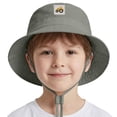 thumbnail image 5 of Toddler Sun Hat 3-10 Years Outdoor Sun Hat For Toddler Baby Kids Fishing Hat UPF 50+ Breathable Sun Hat Beach Hat Summer Cap Swim Fishing Safari, 5 of 7