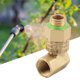 thumbnail image 5 of Conector de grifo de manguera de latón, adaptador de tubería de agua de jardín con rosca a presión, 5 of 5