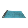 thumbnail image 2 of Ahgly Company Indoor Square Oriental Light Blue Industrial Area Rugs, 6' Square, 2 of 4