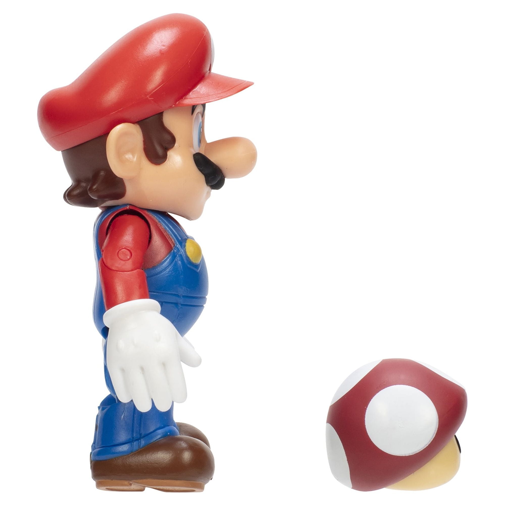 Nintendo Super Mario 4 inch Mario Action Figure with Red Power up