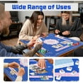 thumbnail image 5 of Mahjong Mat 33"x33",Non-Slip & Noise Reduction Mahjong Table Mat,Portable Game Mat for Poker,Board Games,Tile Games,Card Games,Dominoes(Blue), 5 of 7