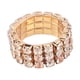 thumbnail image 5 of Guardurnaity Anillo de promesa de boda de compromiso único Diamantes deslumbrantes Anillo de cristal elástico de estilo incomparable dorado 3 dorado 3 filas 2piezas, 5 of 6