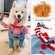 thumbnail image 5 of Ropa de muñeca fatal para perro, disfraz ajustable de Halloween para perro, cosplay, peluca divertida de muñeca fatal, ropa de fiesta para carlino, ropa de Navidad (L), 5 of 5