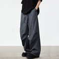 thumbnail image 2 of Men's Summer Casual Work Outdoor Straight Leg Cargo Pants with Comfortable Durable Lightweight Fabric for Daily Wear Pants Mens Fashion Joggers Sports Pants Trousers Mens Long Pants, 2 of 7