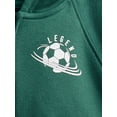 thumbnail image 3 of Wonder Nation Little Boys Raglan Zip Up Hoodie with Long Sleeves, Sizes 4-10, 3 of 3