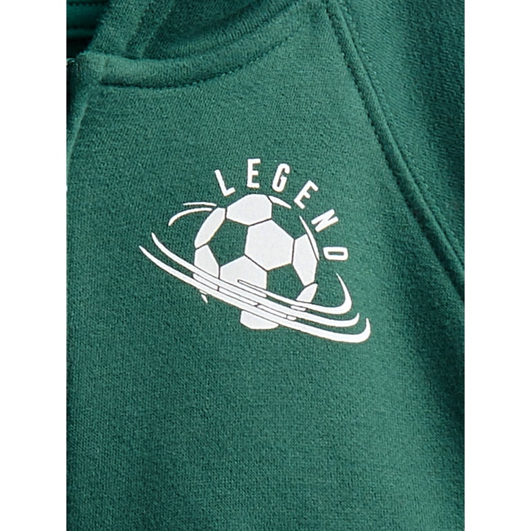 Wonder Nation Little Boys Raglan Zip Up Hoodie photo 3