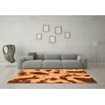 thumbnail image 3 of Ahgly Company Indoor Rectangle Abstract Orange Modern Area Rugs, 3' x 5', 3 of 4