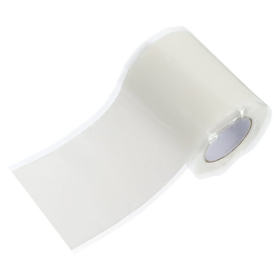 ROSENICE Waterproof Hose Repair Tape 1 Roll of White Silicone Rubber for Sealing Pipes 39.4x2x0.04in