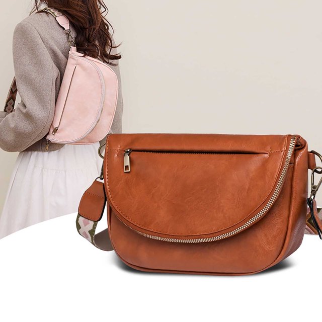 Bolso de hombro retro para mujer, estilo informal y sencillo, para el pecho, 2024