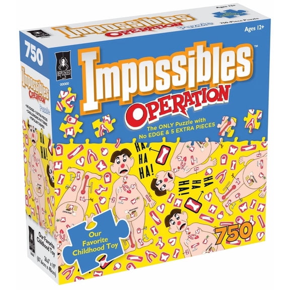 BePuzzled Impossibles Puzzle - Hasbro Operation: 750 Pcs