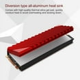 thumbnail image 6 of Visland Heat Sink - Passive Cooling Good Heat Dissipation Aluminum Alloy M.2-3 High Effective Radiator Cooler for M.2 2280 SSD, 6 of 7