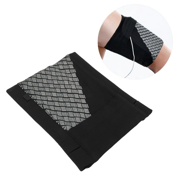 Sports Running Celular Brazalete Correa Reflectante Nocturna Brazo De Ejercicio Bolsillo Negro Tamaño S M L Para Actividades Al Aire Libre