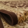 thumbnail image 3 of Unique Loom Versailles Medallion Floral Rug 9' x 12' Rectangle Brown/Ivory, 3 of 4