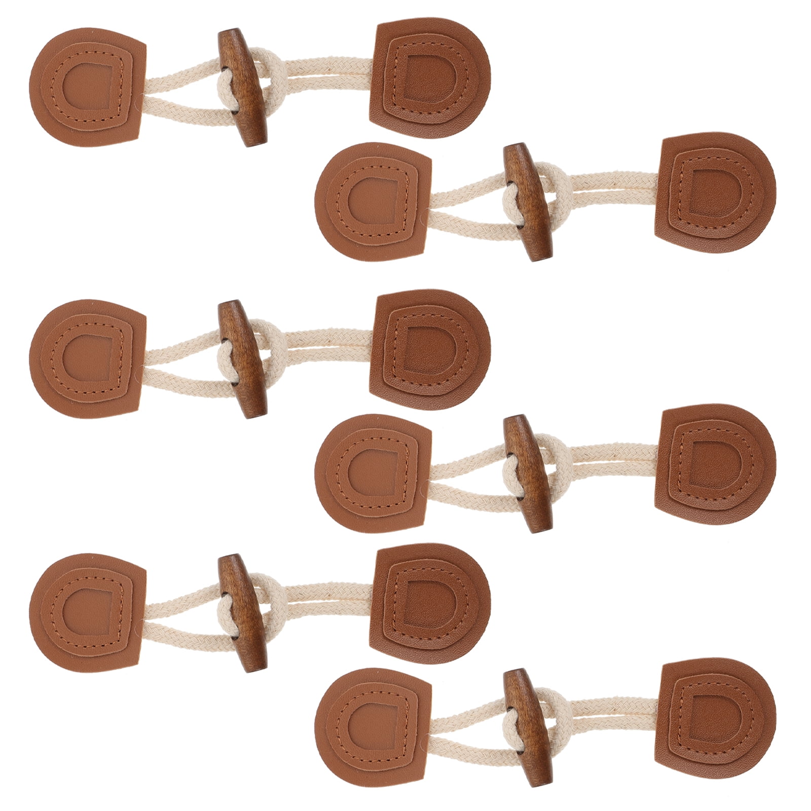 6 Pairs Clothing Belt Buckles Garment Belt Coat Buckles Wind Coat Belt